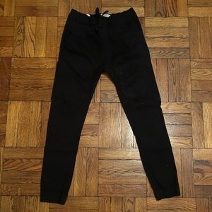 Vintage All Black Cuffed cargos